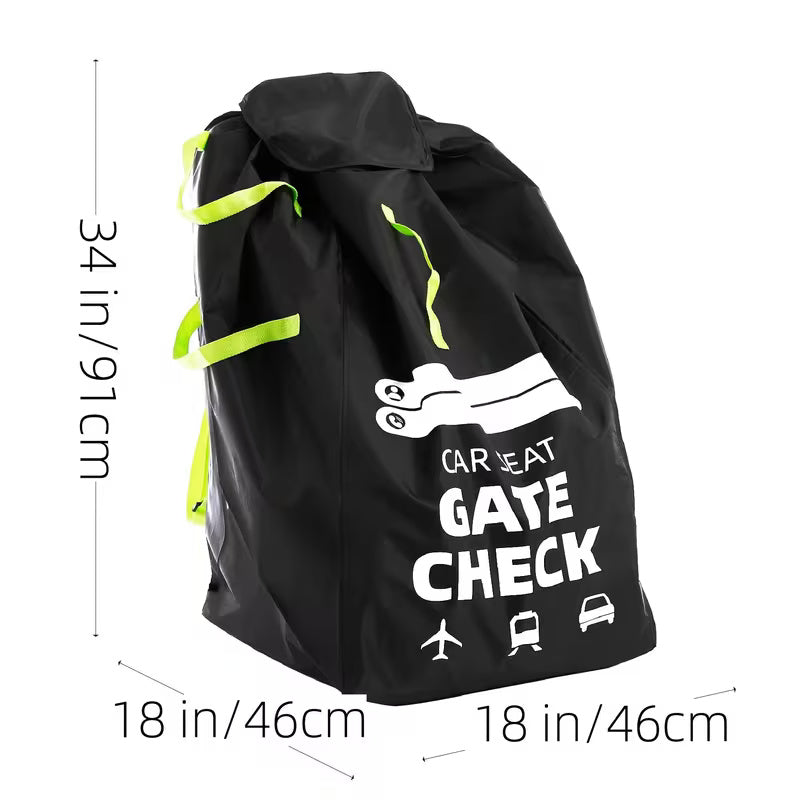 Nzmarket Convertible Car Seat Travel Backpack Bag | Waterproof Child Seat Protector