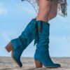 Mara - Genuine Leather Cowboy Boots