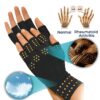 ThermaFlex Arthritis Compression Gloves - Fingerless, Lightweight Support
