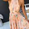 Halter | Maxi Dress with Print