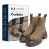 Cordelia - Stylish Chunky Platform Leather Boots for Women