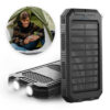 Solar External Power Bank – 20,000mAh, Waterproof & Portable USB Charger