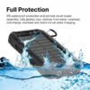 Solar External Power Bank – 20,000mAh, Waterproof & Portable USB Charger