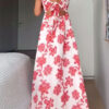 Patricia | Ruffle Floral Print Maxi Dress