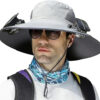 BreezeShade Cooling Sun Hat with Solar Fans