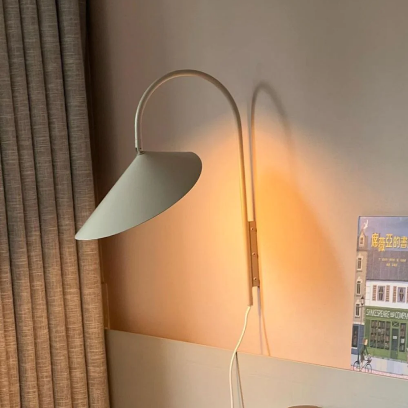 Nzmarket Modern Iron Petal Wall Light – Sculptural Shadow Art Design