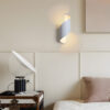 Nzmarket Minimalist Aluminium LED Wall Light – Warm White, Flush Mount
