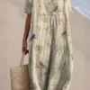 Floravia | Floral Flowy Lightweight Holiday Maxi Dress