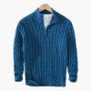 Kit | Men's Cable Knit Half-Zip Sweater