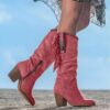 Mara - Genuine Leather Cowboy Boots