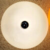 Nzmarket Modern Round Glass Wall Sconce – Frosted Shade, Minimal Design