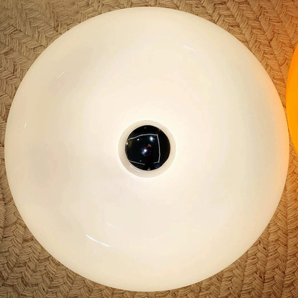 Nzmarket Modern Round Glass Wall Sconce – Frosted Shade, Minimal Design