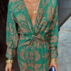 Dineke | Elegant dress with floral print