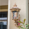 Nzmarket Vintage Outdoor Glass Wall Lantern – Aluminium & Glass
