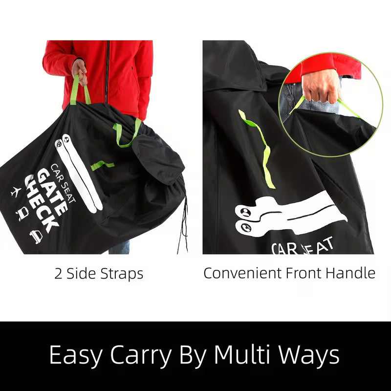 Nzmarket Convertible Car Seat Travel Backpack Bag | Waterproof Child Seat Protector