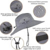 BreezeShade Cooling Sun Hat with Solar Fans