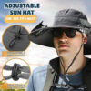 BreezeShade Cooling Sun Hat with Solar Fans