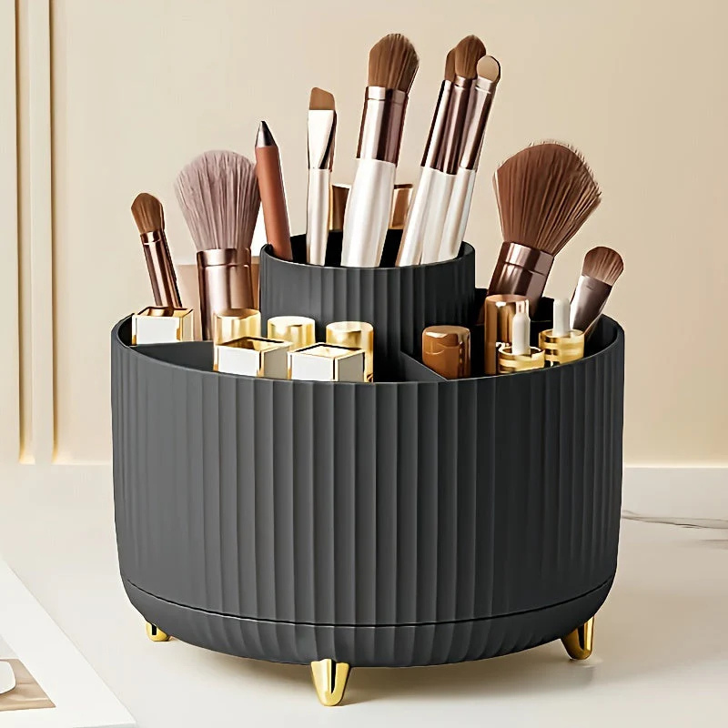 Nzmarket 360 Degree Rotating Makeup Organiser – 5 Colours, Multi-Tier
