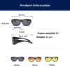 DriveBright Night Driving Clarity Glasses | Anti-Glare Glasses - UV Protection