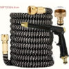 Nzmarket Expandable Garden Hose Set – Triple-Length, High-Pressure with Spray Nozzle