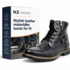 Stylish leather motorbike boots for the modern man