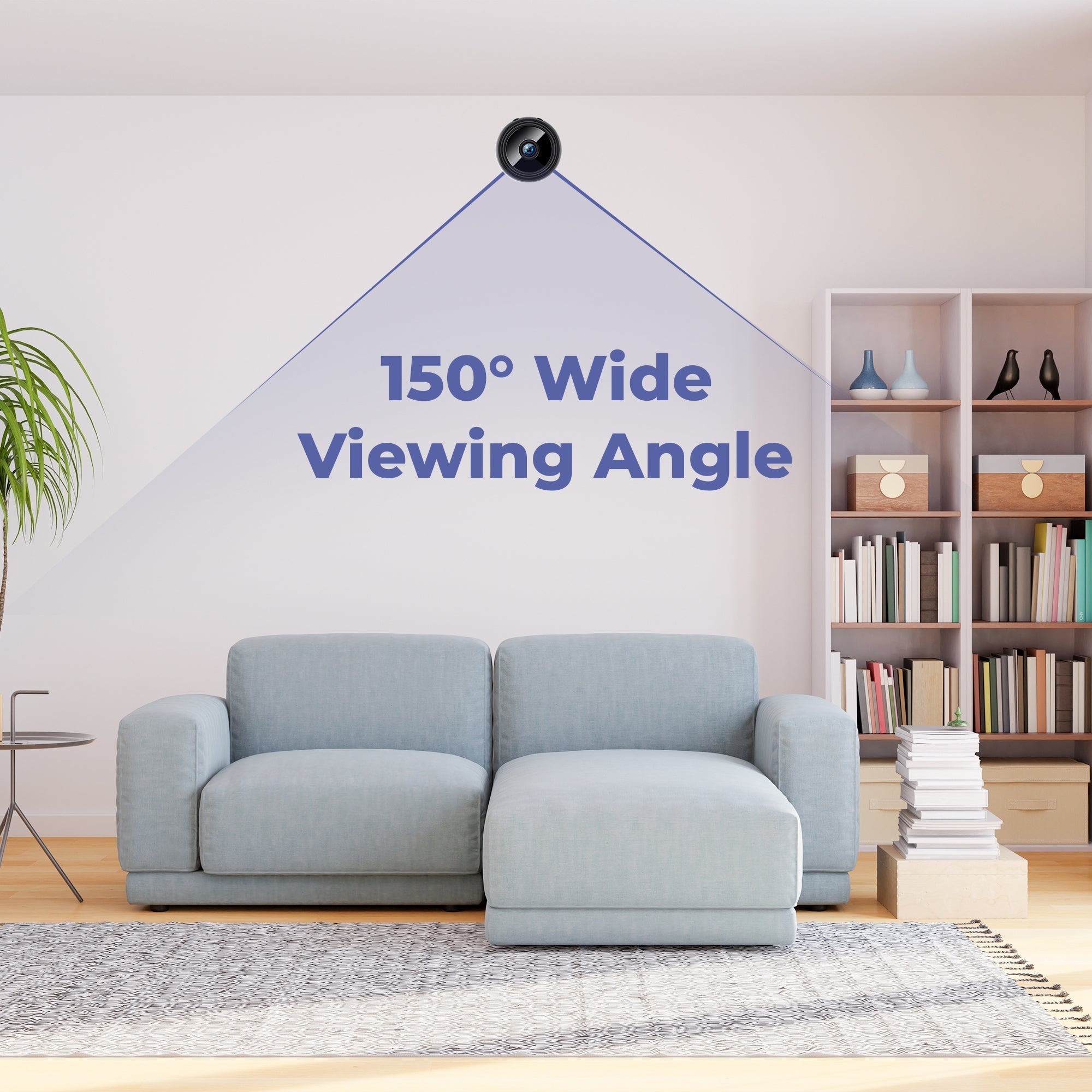 Nzmarket Wireless Indoor HD Security Camera – Night Vision, Motion Alerts