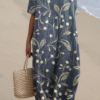 Floravia | Floral Flowy Lightweight Holiday Maxi Dress