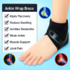 Ankle Wrap Brace - Compression Support for Sprains, Swelling & Foot Pain
