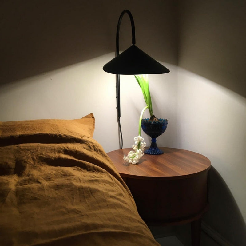 Nzmarket Modern Iron Petal Wall Light – Sculptural Shadow Art Design