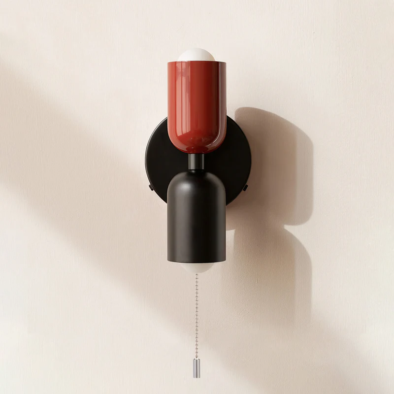 Nzmarket Dual Up & Down Outdoor Wall Sconce – Modern Glass & Metal