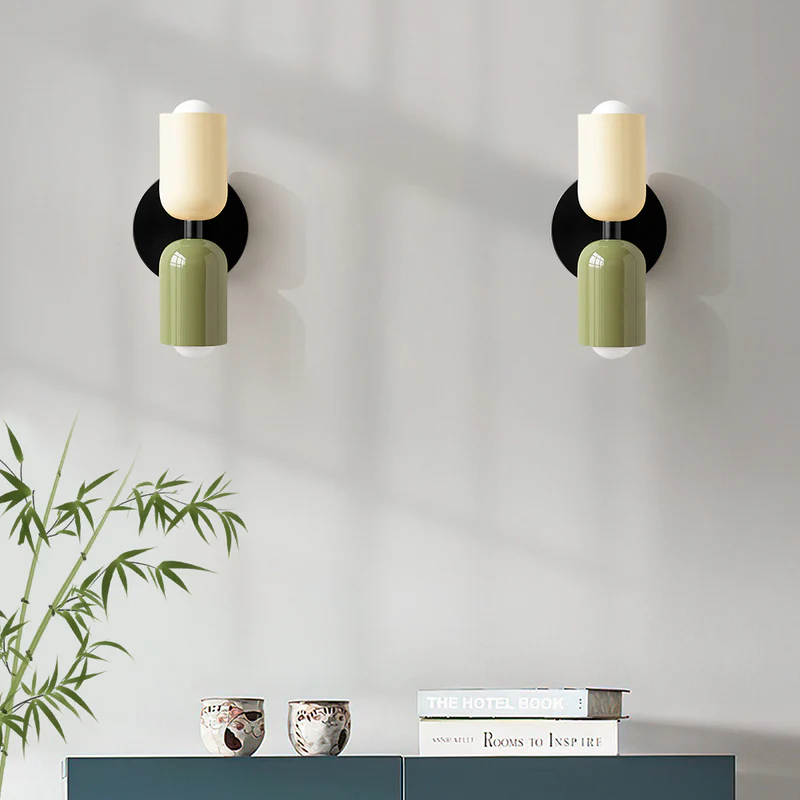 Nzmarket Dual Up & Down Outdoor Wall Sconce – Modern Glass & Metal