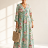 Anne - Printed Summer Dress