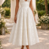 Halquine | Halter Neck Jacquard Elegant Occasion Midi Dress