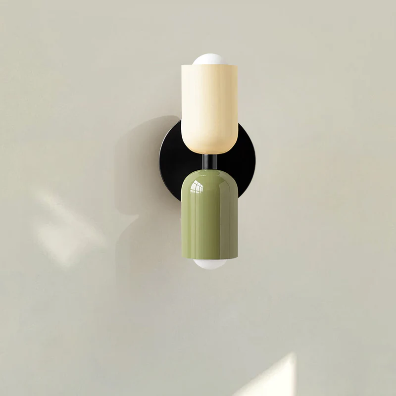 Nzmarket Dual Up & Down Outdoor Wall Sconce – Modern Glass & Metal