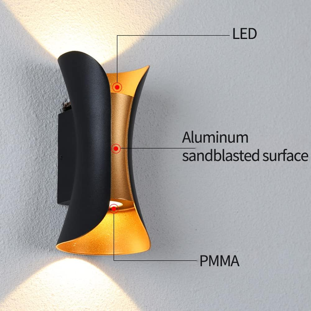 Nzmarket Waterproof Aluminium Outdoor LED Wall Light – IP65 Rated