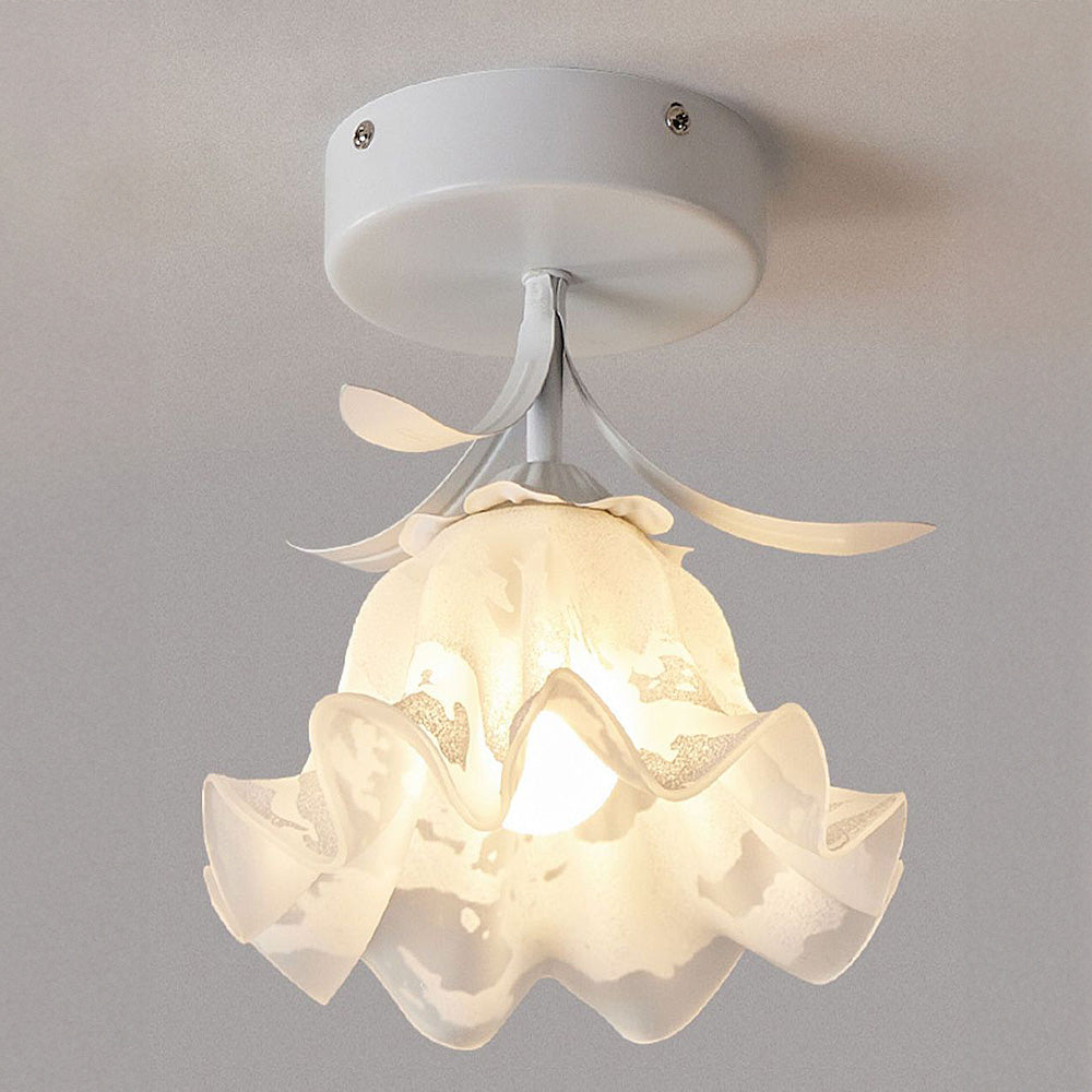 Nzmarket Floral Artistic Glass Ceiling Light – Style A & B, Single or Multi-Pack