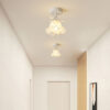 Nzmarket Floral Artistic Glass Ceiling Light – Style A & B, Single or Multi-Pack