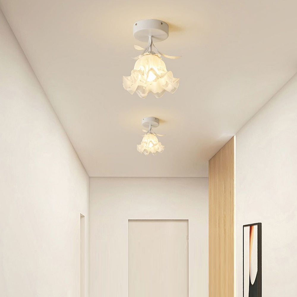Nzmarket Floral Artistic Glass Ceiling Light – Style A & B, Single or Multi-Pack