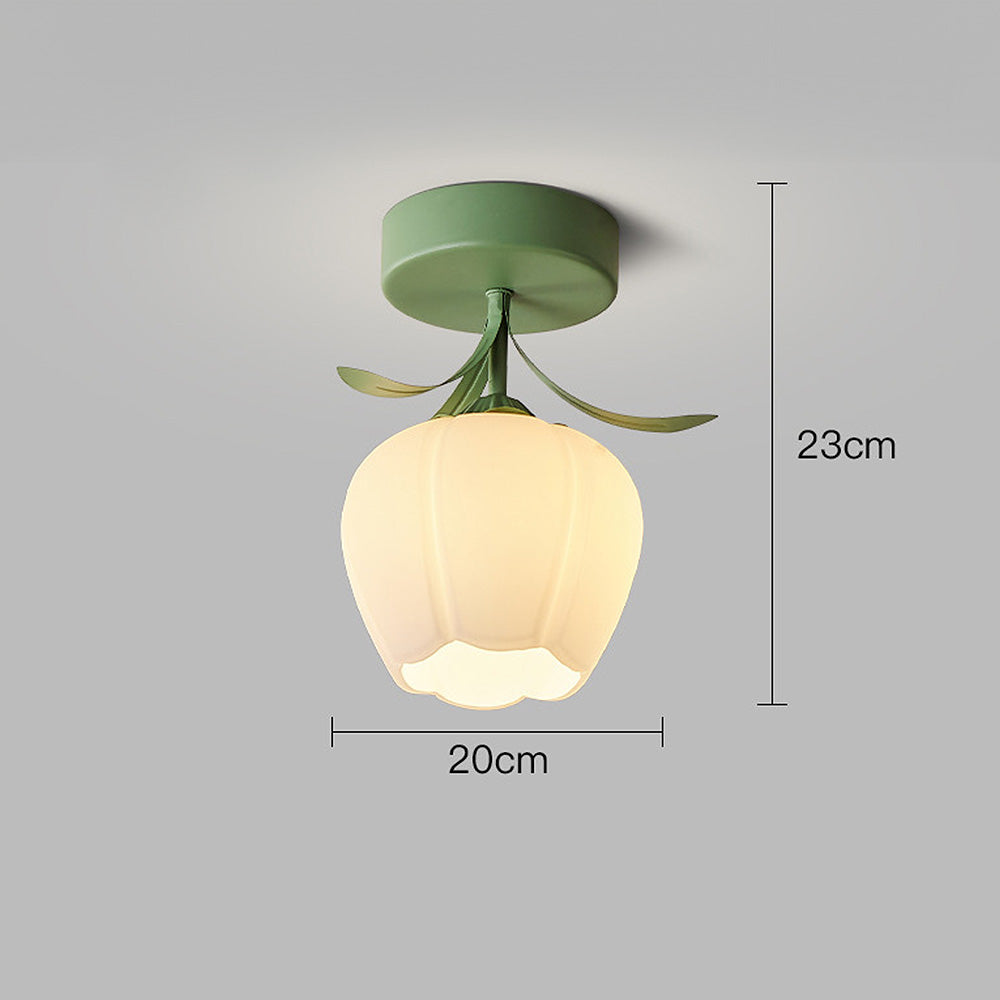 Nzmarket Floral Artistic Glass Ceiling Light – Style A & B, Single or Multi-Pack