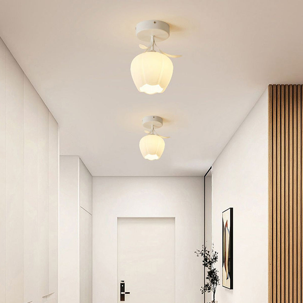 Nzmarket Floral Artistic Glass Ceiling Light – Style A & B, Single or Multi-Pack