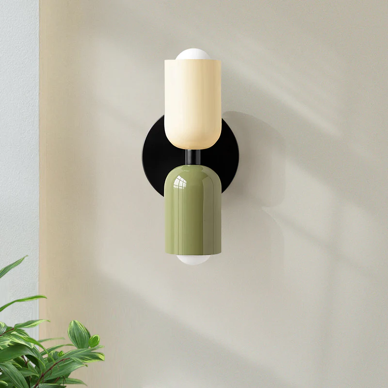 Nzmarket Dual Up & Down Outdoor Wall Sconce – Modern Glass & Metal