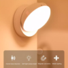 Nzmarket Indoor LED Motion Sensor Night Light – Auto On/Off, Soft Glow