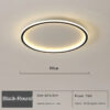 Nzmarket Nordica Scandinavian Round Ceiling Light – Warm LED, Multiple Sizes