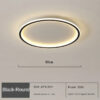 Nzmarket Nordica Scandinavian Round Ceiling Light – Warm LED, Multiple Sizes