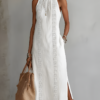 Lacenda | Lace Panel Relaxed Summer Midi Dress