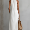 Lacenda | Lace Panel Relaxed Summer Midi Dress
