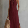 Lacenda | Lace Panel Relaxed Summer Midi Dress