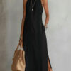 Lacenda | Lace Panel Relaxed Summer Midi Dress
