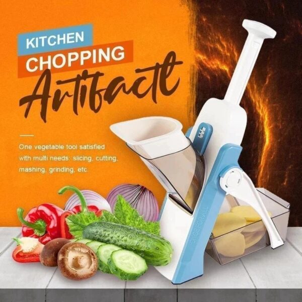 Nzmarket 5-in-1 Vegetable Slicer – Fast, Safe & Effortless