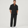 Zac | Men's Textured Summer Co-Ord Set